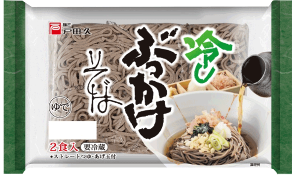 冷しぶっかけそば2食つゆ付